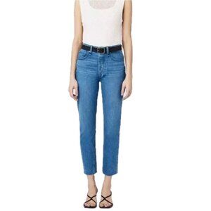 Rag & Bone Poppy Nina High-Rise Cigarette Leg Ankle Jean Frayed Hem Women 27 NEW